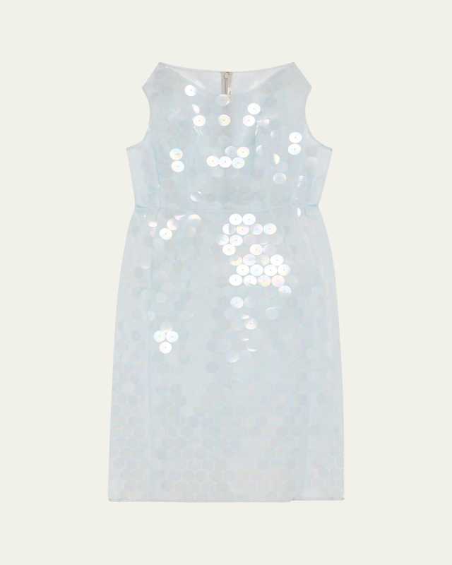Sequined Short Structured Dress